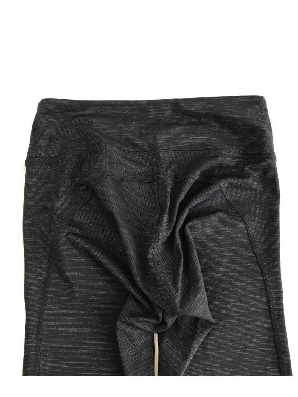 Outdoor Voices Small Techsweat Flex Heather Crop 3/4 Leggings Black Pocket - Picture 8 of 11